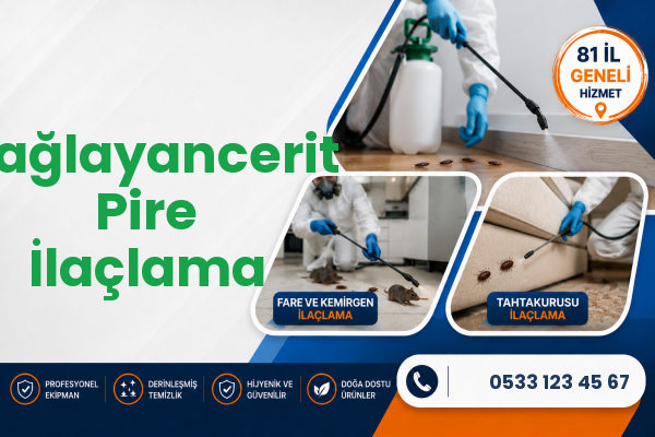 Çağlayancerit Pire İlaçlama