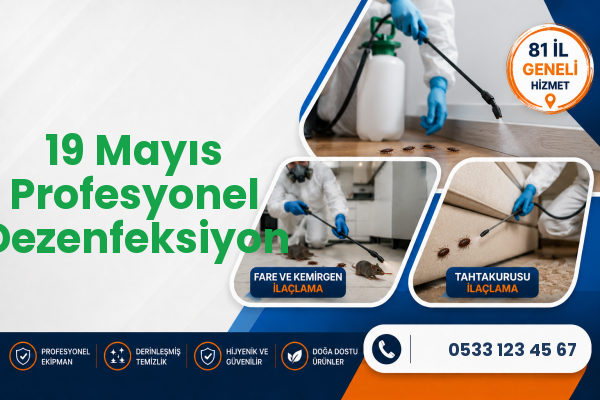 19 Mayıs Profesyonel Dezenfeksiyon