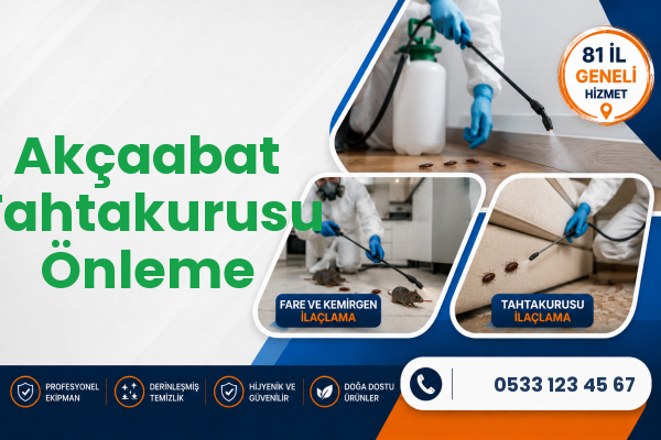Akçaabat Tahtakurusu Önleme