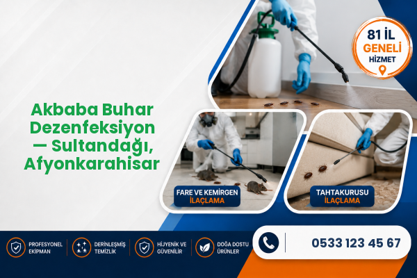 Akbaba Buhar Dezenfeksiyon — Sultandağı, Afyonkarahisar