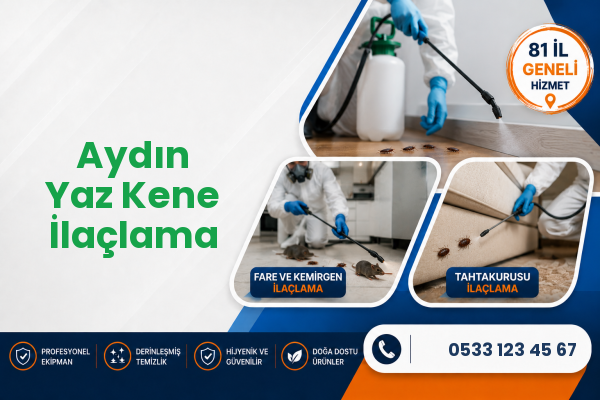 Aydın Yaz Kene İlaçlama