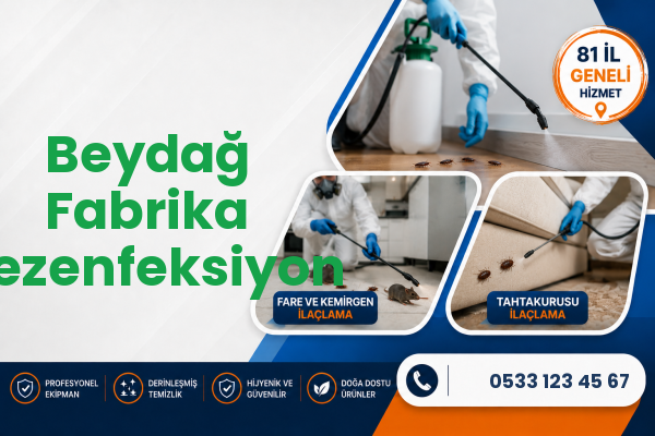 Beydağ Fabrika Dezenfeksiyon