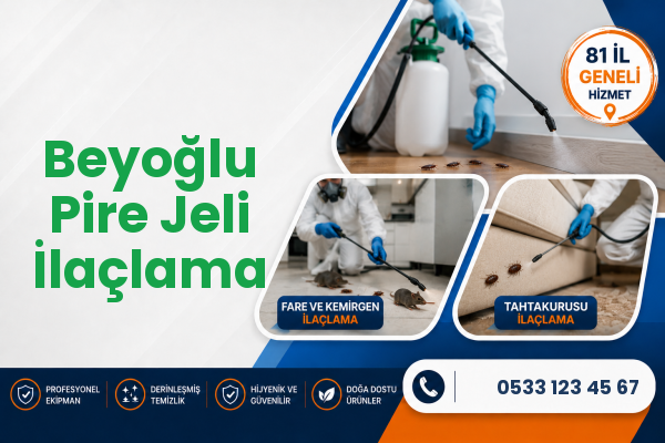 Beyoğlu Pire Jeli İlaçlama