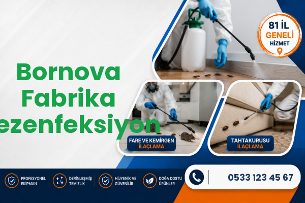 Bornova Fabrika Dezenfeksiyon