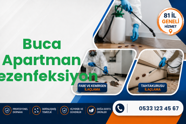 Buca Apartman Dezenfeksiyon