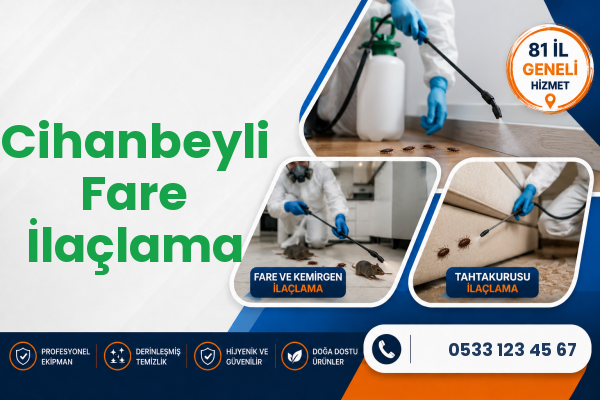 Cihanbeyli Fare İlaçlama