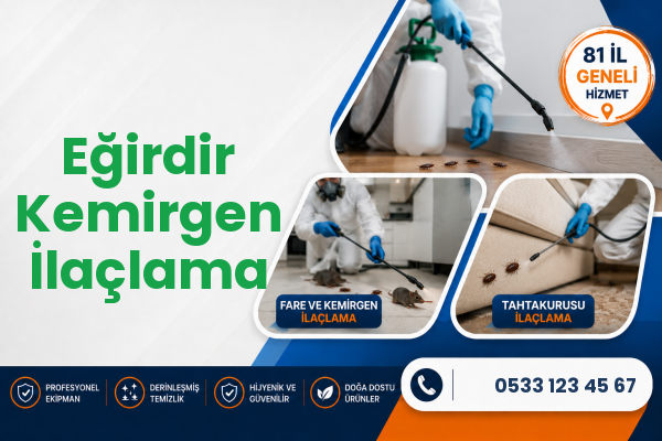 Eğirdir Kemirgen İlaçlama