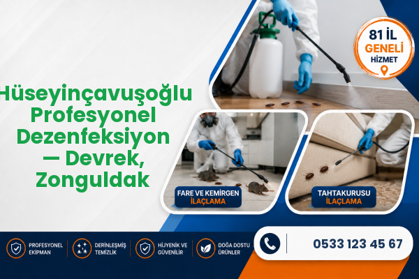 Hüseyinçavuşoğlu Profesyonel Dezenfeksiyon — Devrek, Zonguldak