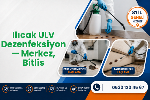 Ilıcak ULV Dezenfeksiyon — Merkez, Bitlis
