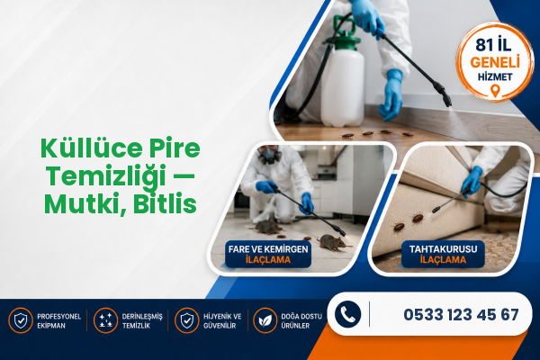 Küllüce Pire Temizliği — Mutki, Bitlis