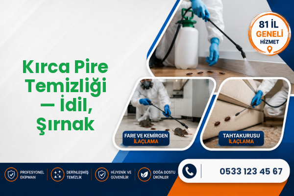 Kırca Pire Temizliği — İdil, Şırnak