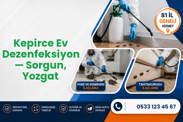 Kepirce Ev Dezenfeksiyon — Sorgun, Yozgat