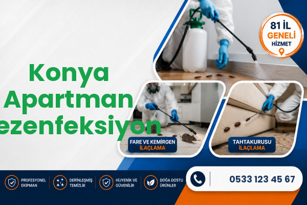 Konya Apartman Dezenfeksiyon