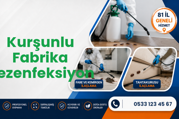 Kurşunlu Fabrika Dezenfeksiyon