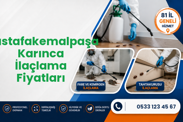 Mustafakemalpaşa Karınca İlaçlama Fiyatları