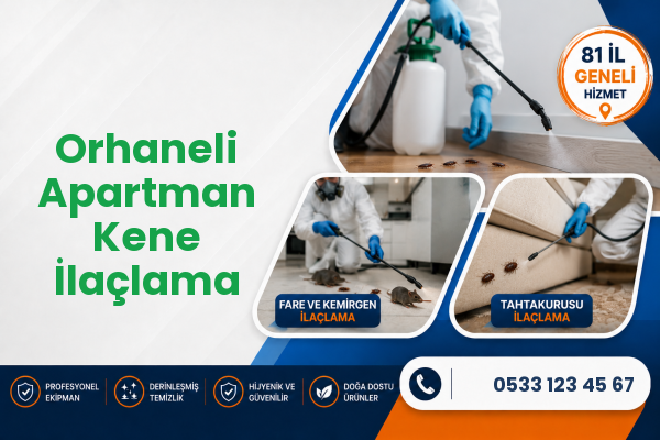 Orhaneli Apartman Kene İlaçlama