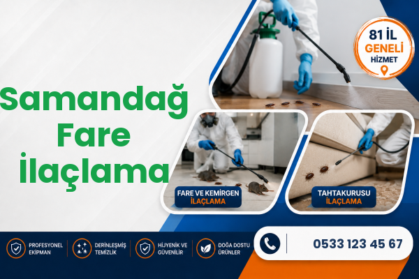Samandağ Fare İlaçlama
