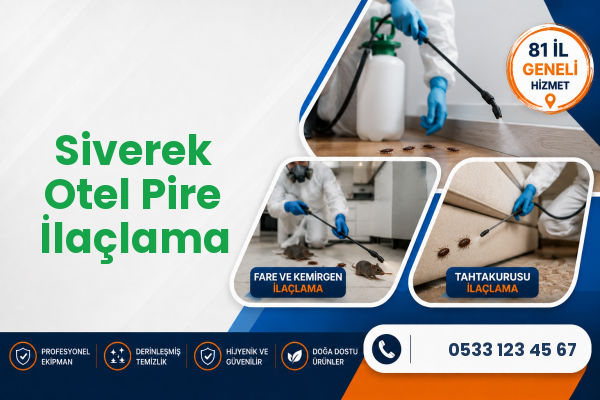 Siverek Otel Pire İlaçlama