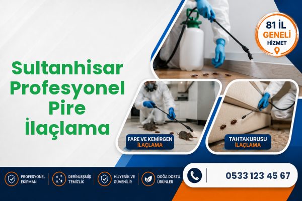Sultanhisar Profesyonel Pire İlaçlama