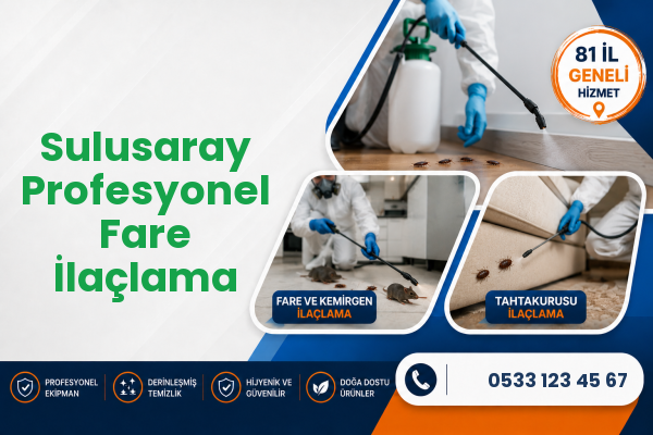 Sulusaray Profesyonel Fare İlaçlama