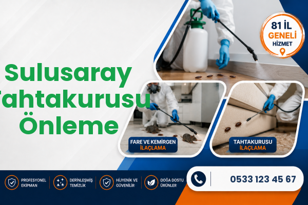 Sulusaray Tahtakurusu Önleme