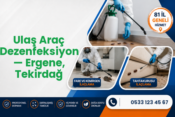 Ulaş Araç Dezenfeksiyon — Ergene, Tekirdağ