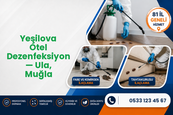 Yeşilova Otel Dezenfeksiyon — Ula, Muğla