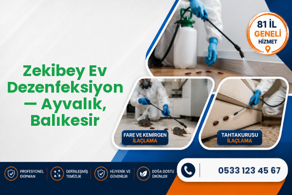 Zekibey Ev Dezenfeksiyon — Ayvalık, Balıkesir