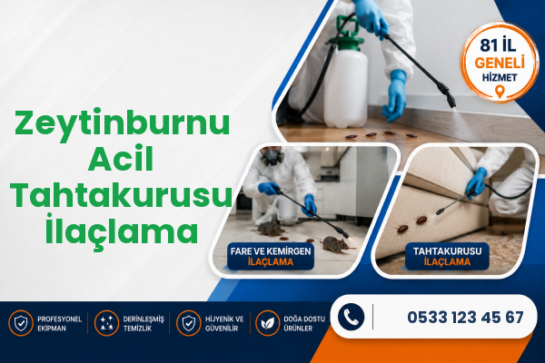 Zeytinburnu Acil Tahtakurusu İlaçlama